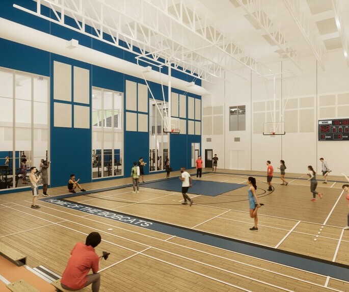 rendering of gymnasium